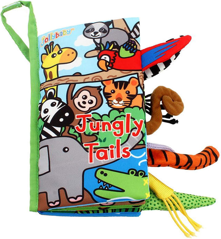 Libro Didáctico Tela Colas La Jungla Para Niños