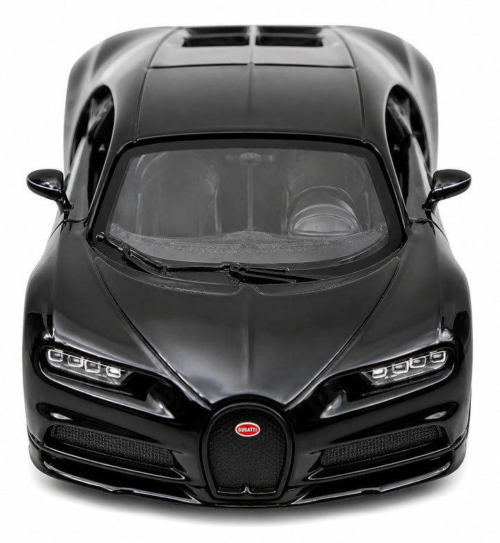 Carro Escala Coleccionable Bugatti Chiron Negro