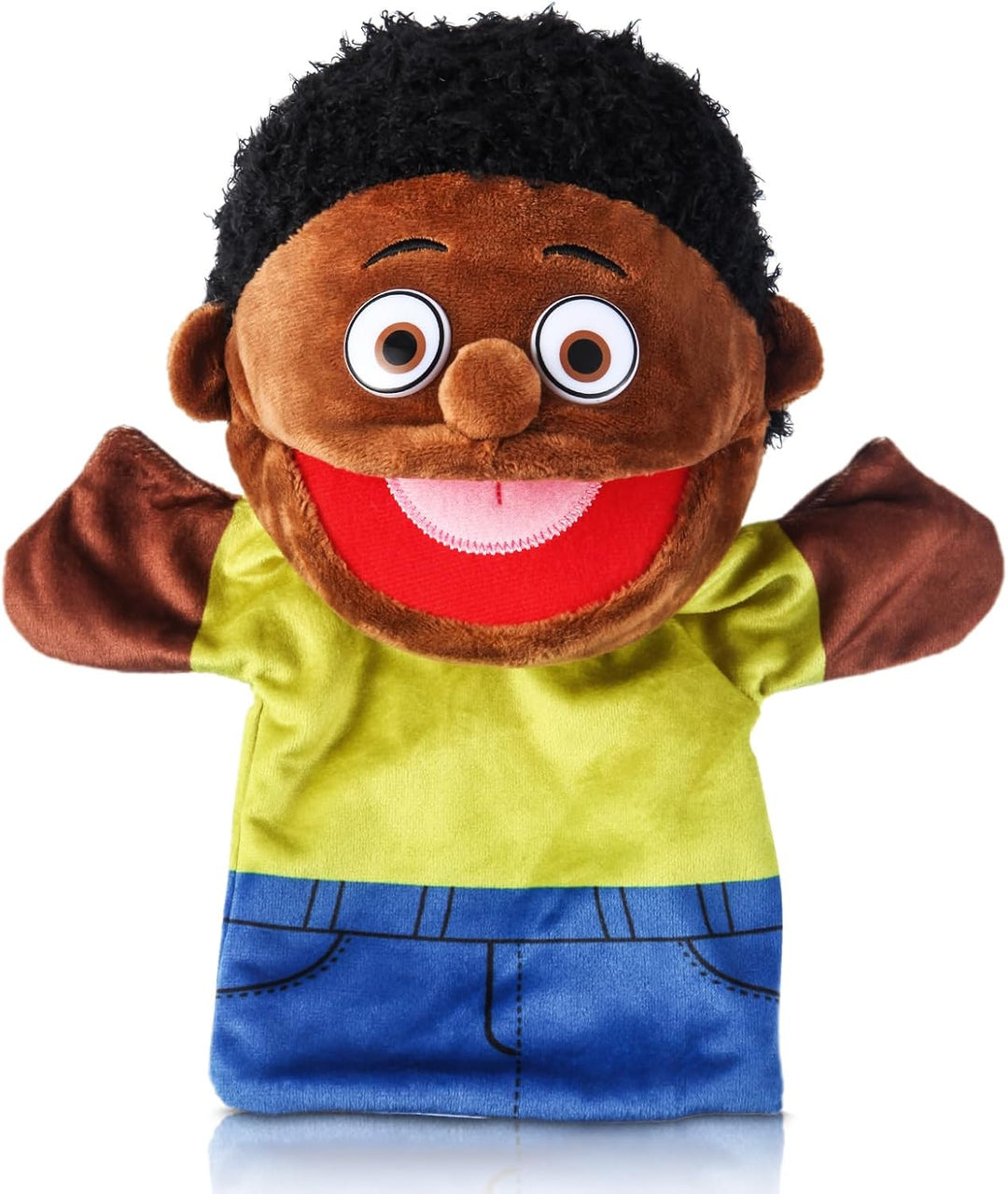 Juguete Didáctico Títere Marioneta Niño Pantalón Azul Niños