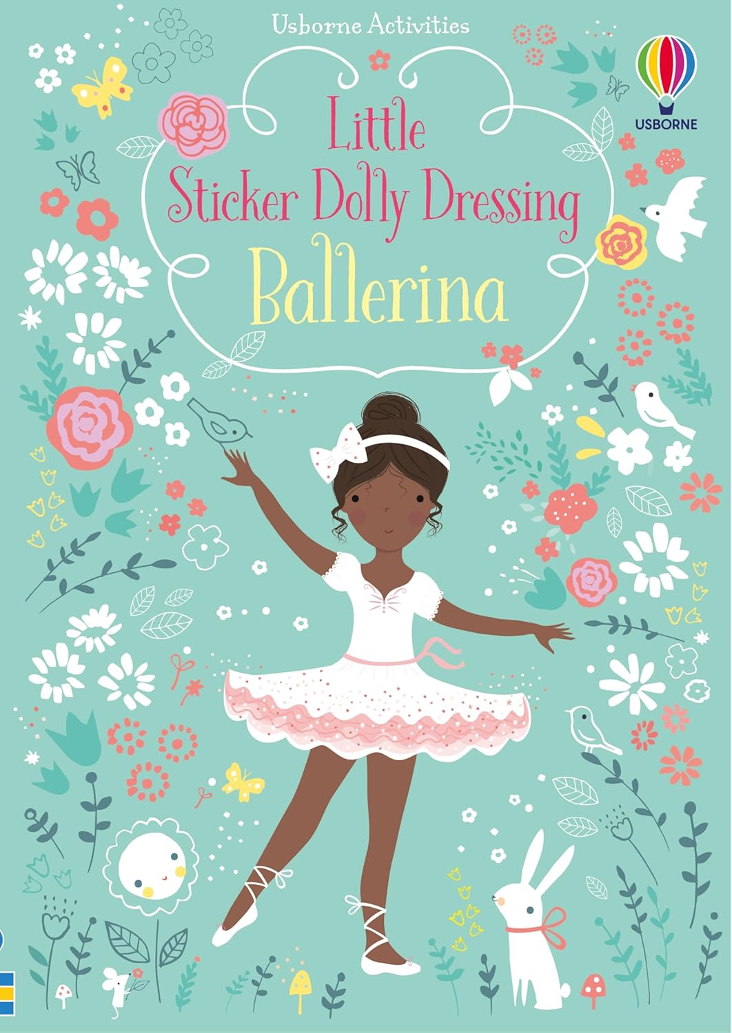 Libro Pequeñas Bailarina Con Stickers Para Vestir Para Niños