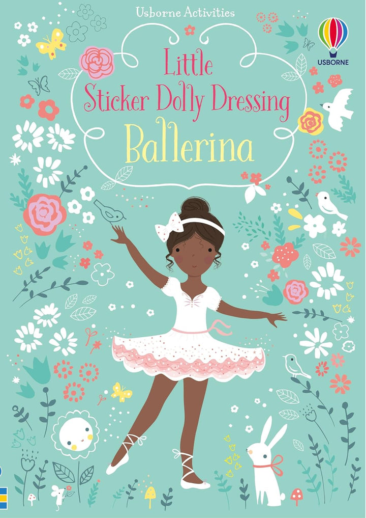 Libro Pequeñas Bailarina Con Stickers Para Vestir Para Niños