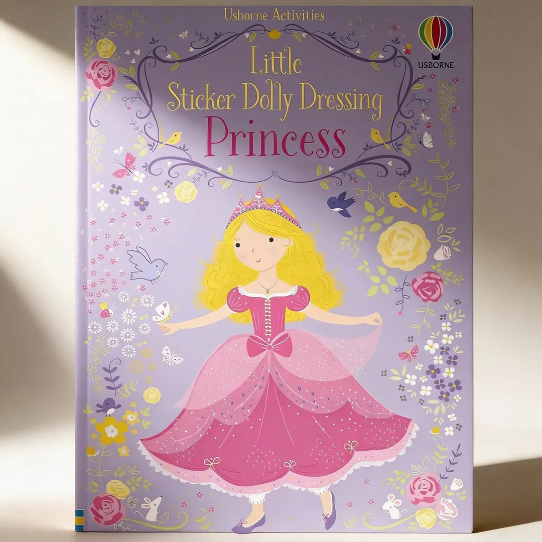 Libro Pequeñas Princesas Con Stickers Para Vestir Para Niños