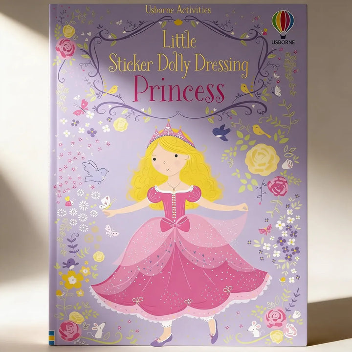 Libro Pequeñas Princesas Con Stickers Para Vestir Para Niños