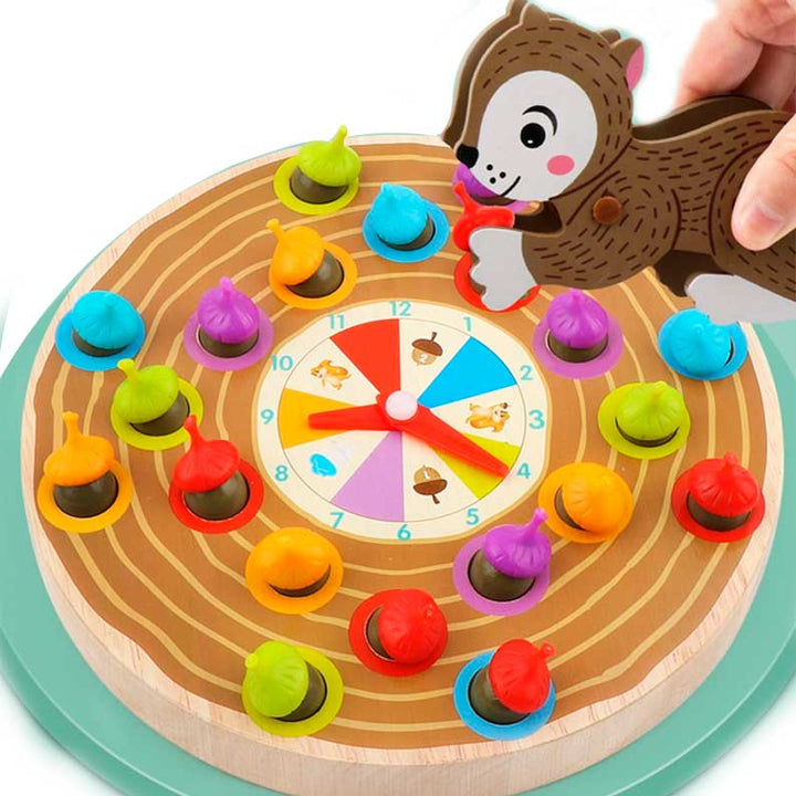 Juego Motricidad Ardilla Busca Nueces Para Niños