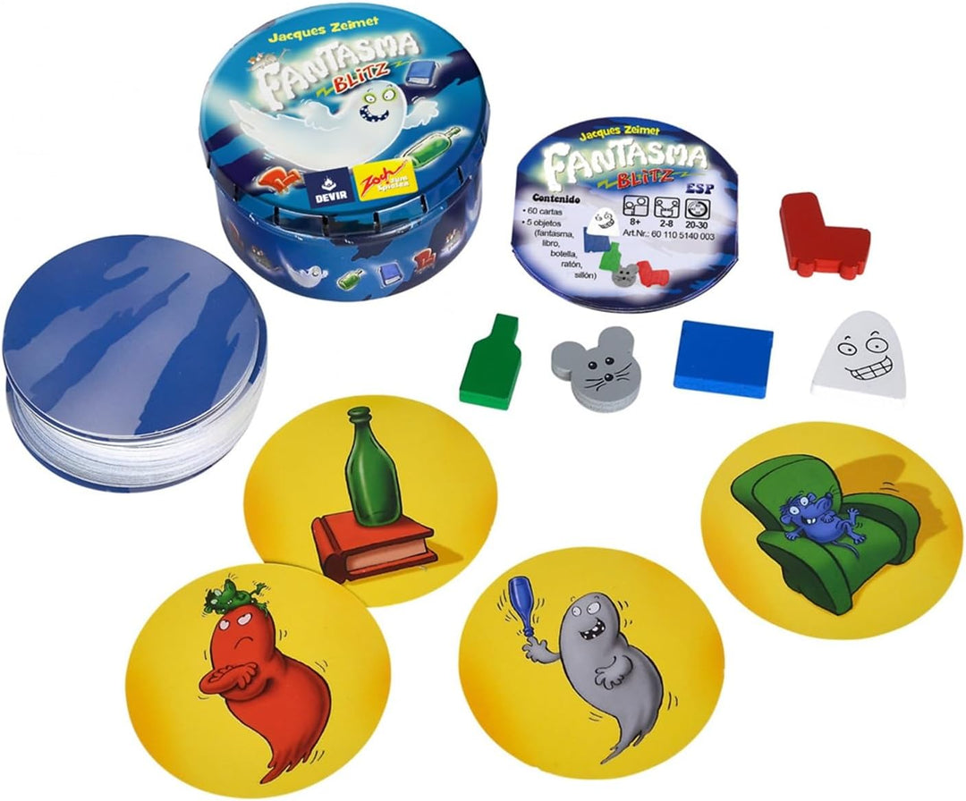 Juego De Mesa Fantasma Blitz Mini Para Familia