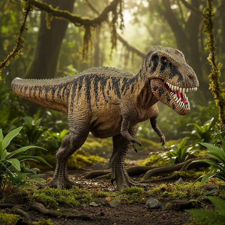 Figura Dinosaurios Tarbosaurus Pintado A Mano