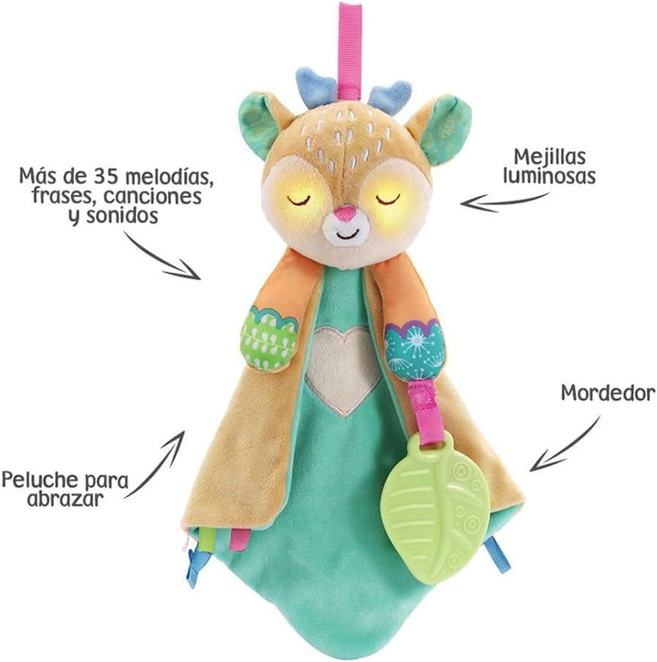 Peluche Cervatilla Con Luz Y Chupete Para Bebés