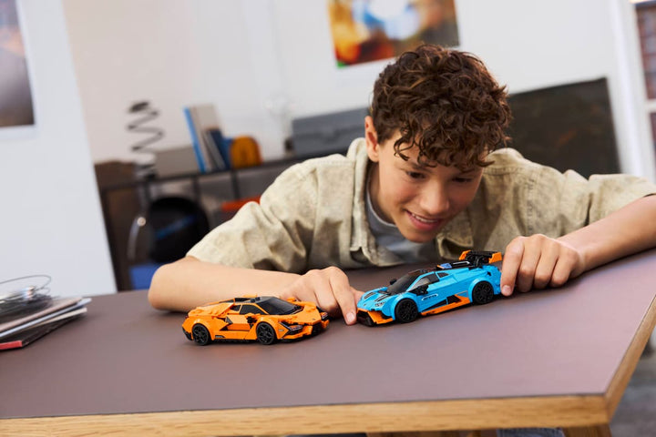 Juego Construcción Lamborghini Revuelto Y Hura Lego Niños