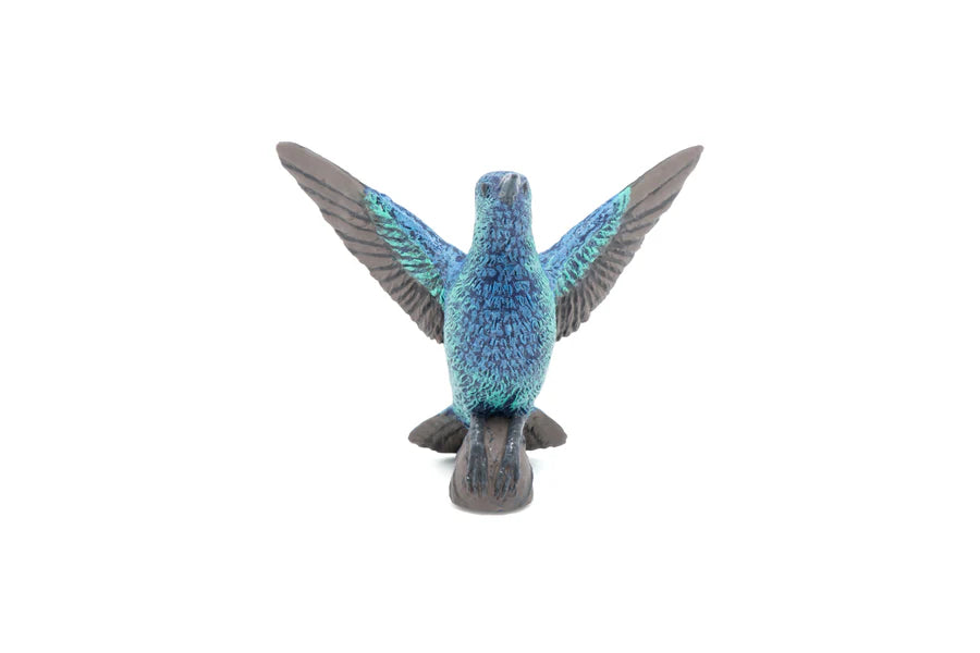 Figura Coleccionable Colibrí Pintados A Mano Papo Para Niños