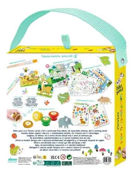 Juego De Arte Animales Reutilizable Para Niñas