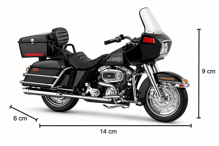 Moto escala Harley Davidson 1988 FLT Tour Glide Para Niños