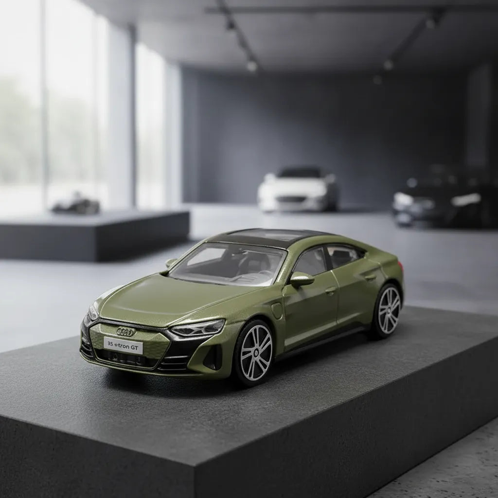 Carro Coleccionable A Escala 1/43 Audi Sr E-tron Gt Verde