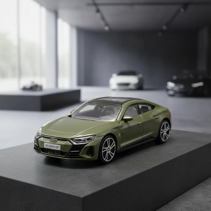 Carro Coleccionable A Escala 1/43 Audi Sr E-tron Gt Verde