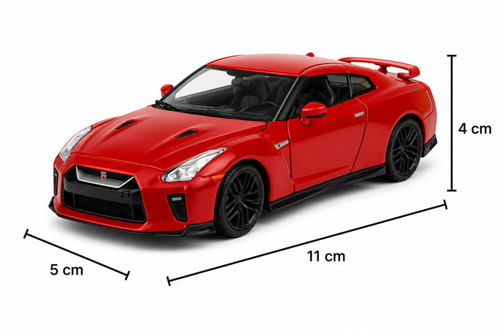Carro Coleccionable Bburago A Escala 1:43 Nissan Gt-r Rojo
