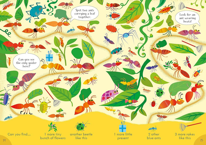 Libro Didáctico Búsqueda Mundo De Insectos Para Niños