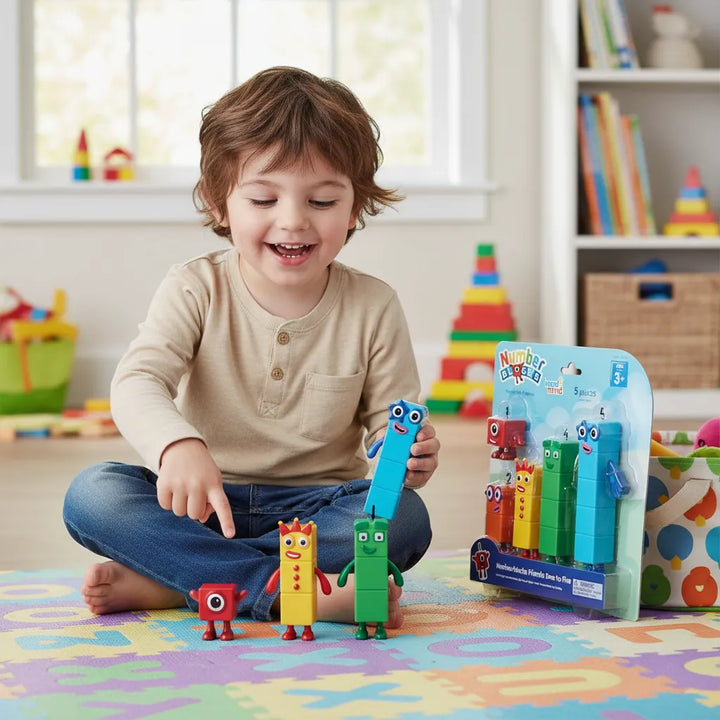 Juego Set Figuras  Numberblocks 1 A 5 Para Niños