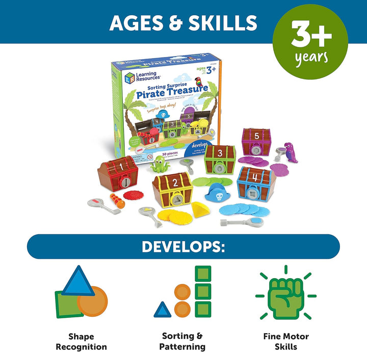 Juego Clasificación Y Emparejamiento tesoro Para Niños