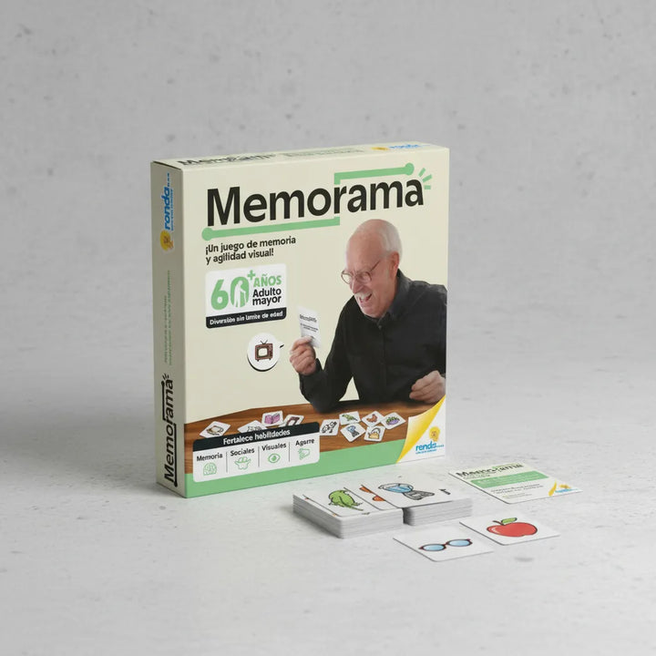 Juego De Mesa Memorama Visual Adultos Mayores