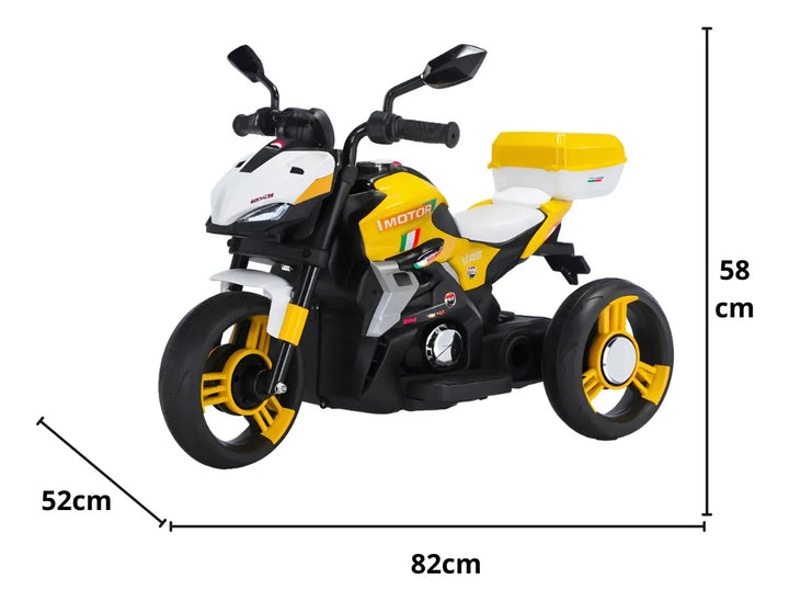Moto Eléctrica Aventura 6v Sonidos Luces Niños