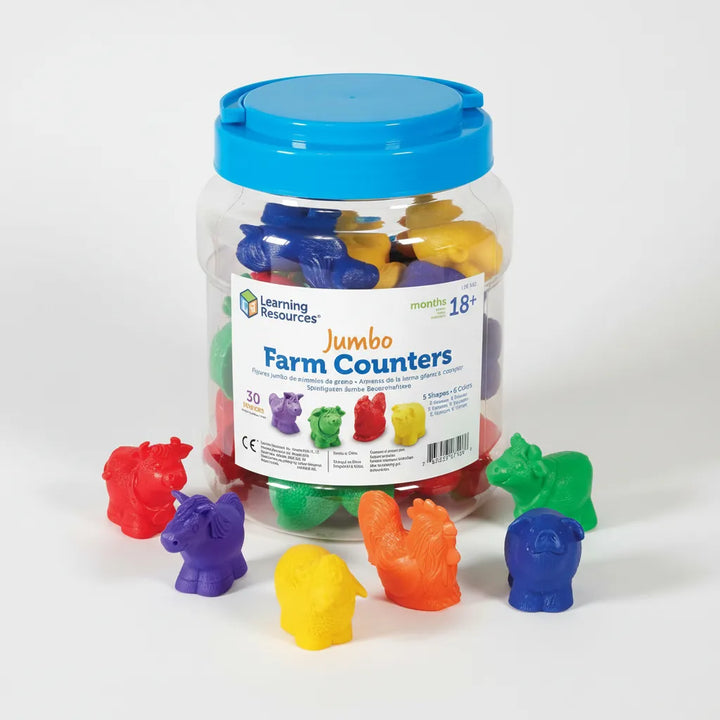 Juego Montessori Animales De La Granja Jumbo