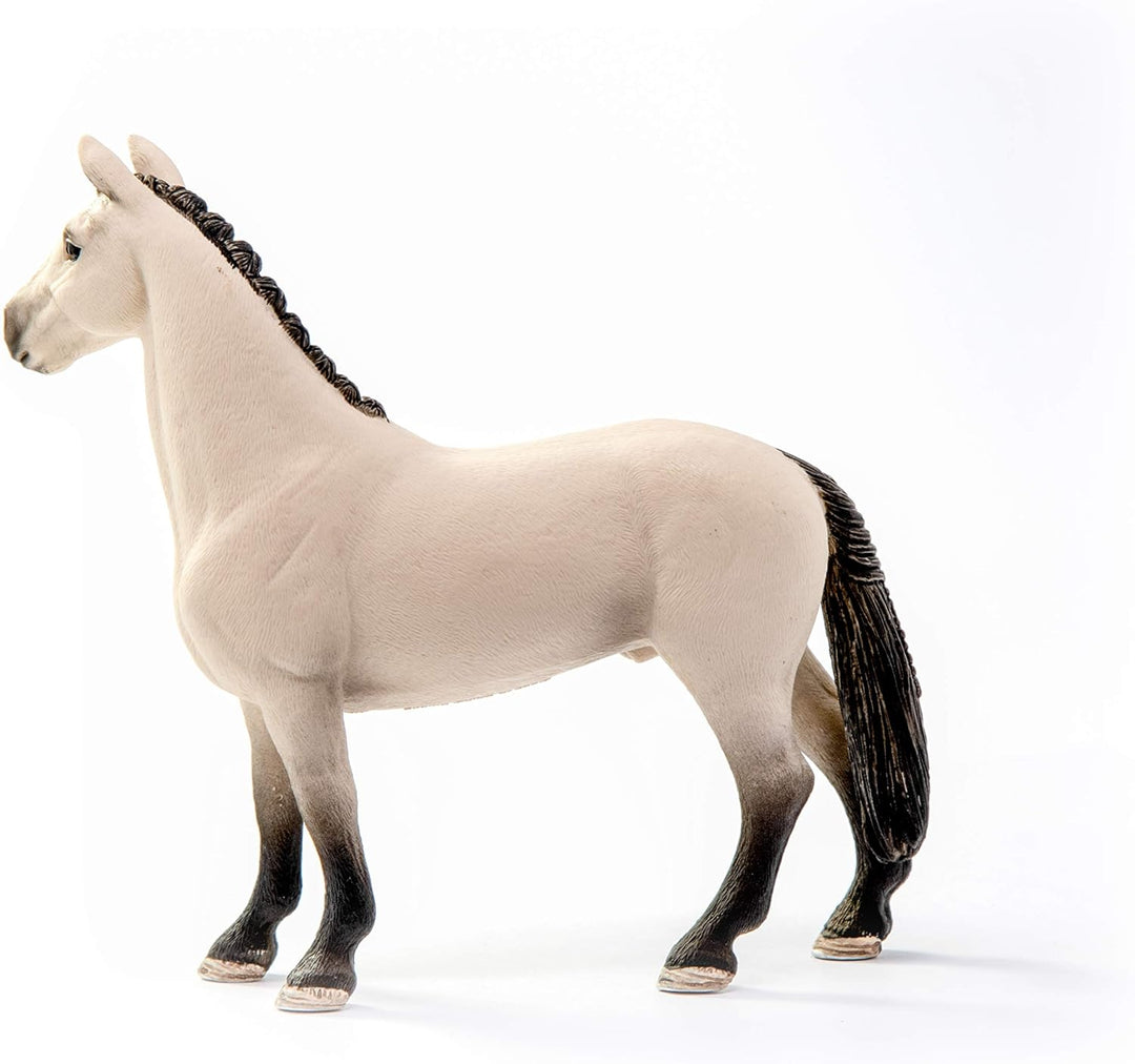 Figura Caballo Hannoveriana Pardo Pintada A Mano