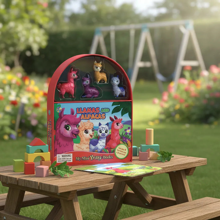 Libro y Juego 2 En 1 Animales Llamas Y Alpacas