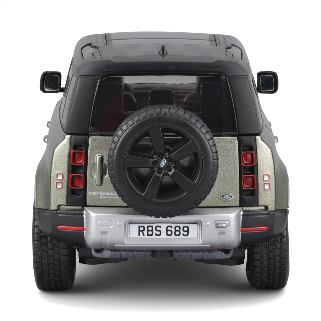 Carro Bburago A Escala 1:43 Land Rover Defender 110 Verde