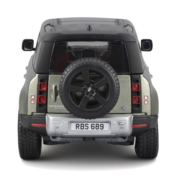 Carro Bburago A Escala 1:43 Land Rover Defender 110 Verde