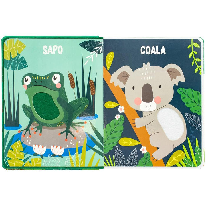 Libro Interactivo Reino Animal Texturas De Fieltro Niños