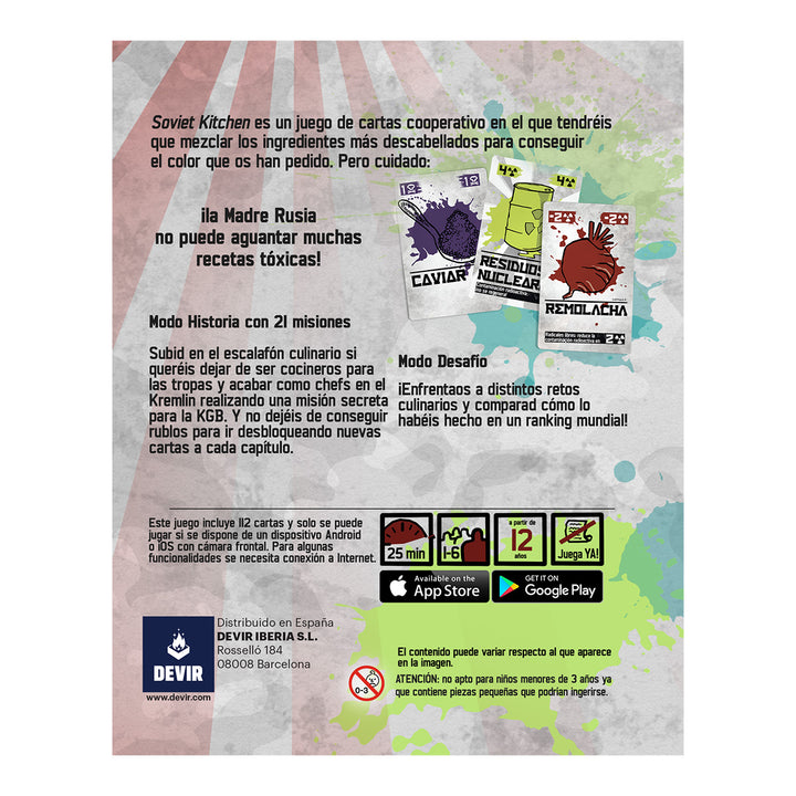 Juego De Mesa Soviet Kitchen Unleashed  Español