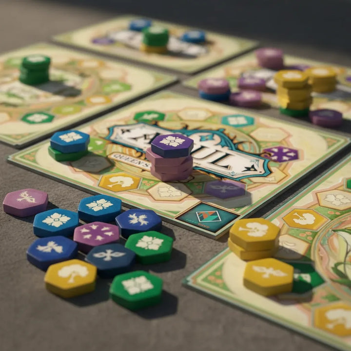 Juego De Mesa Azul Jardín De La Reina Para Niños Familiar
