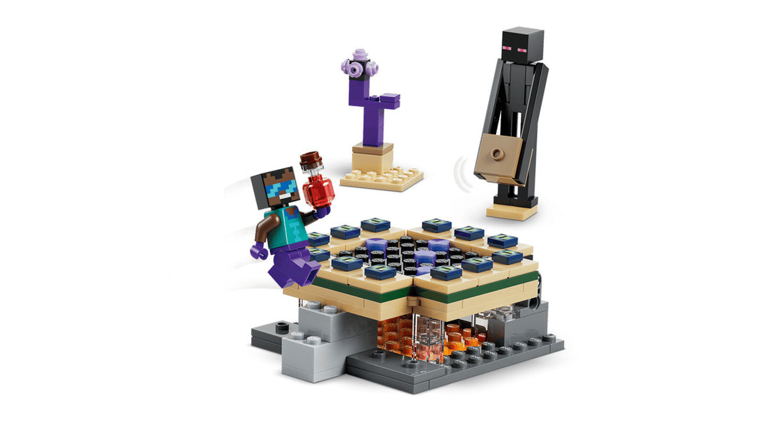 Juego Construcción Viaje Al Portal Del Nether Lego Original