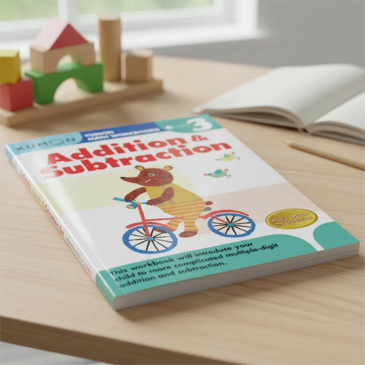 Libro Kumon Addition and subtraction grade 3 para Niños