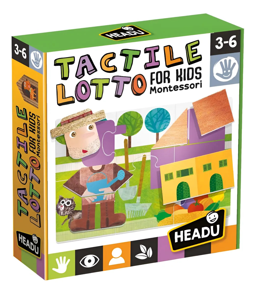 Juego Montessori Loteria Tactil