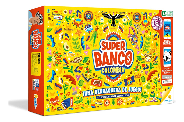 Juego De Mesa Super Banco Colombia Niños