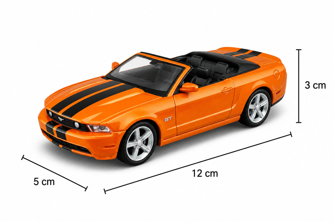 Carros Coleccionable 1/36 Ford 2010 Mustang Gt Naranja