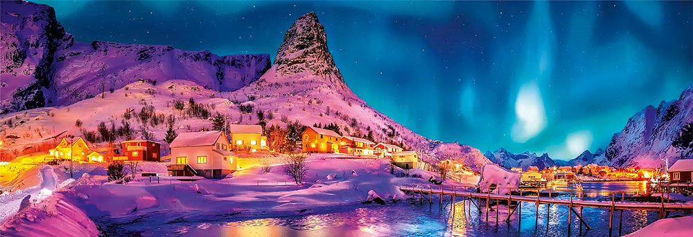 Rompecabezas 1000 Piezas Paisaje Noche Colorida