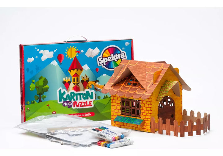Juego Armable Kartton Magic Puzzle Spektra Para Niños