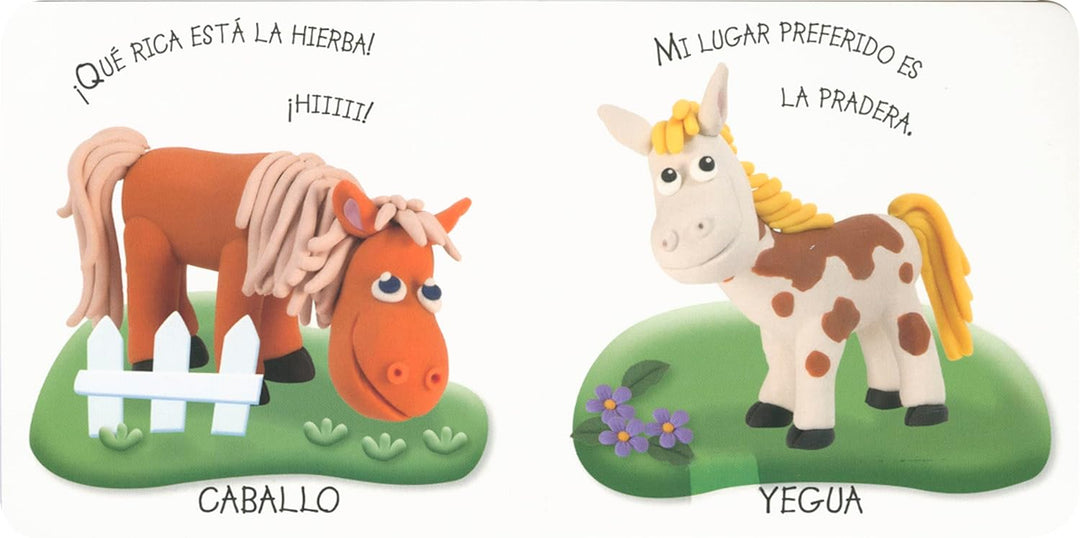 Libro Didáctico Animales De La Granja Para Bebés