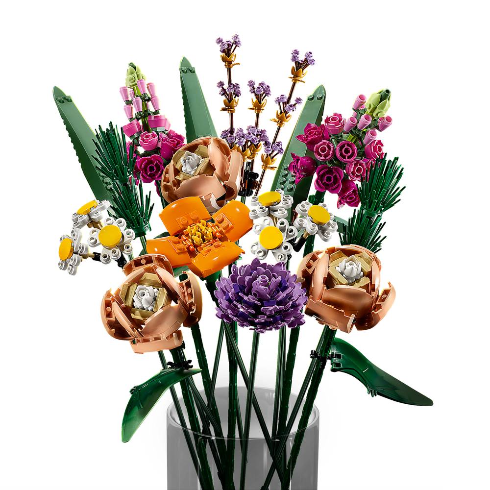 Juego Lego 756 Piezas Ramo De Flores Adultos
