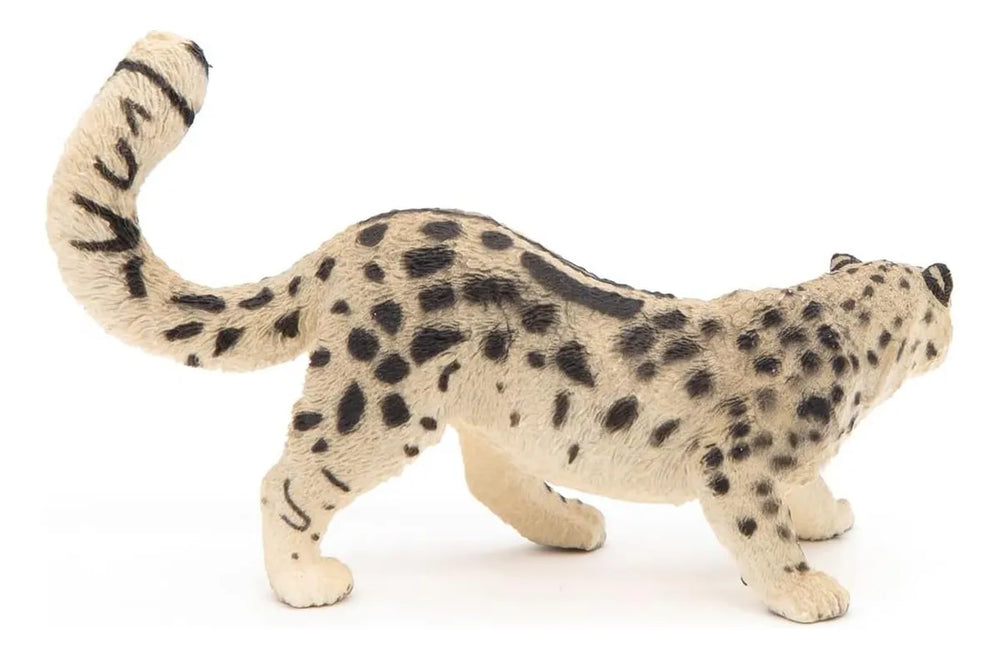 Figura Coleccionable Leopardo De Las Nieves Pintado A Mano