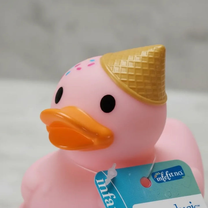 Juguete Patito De Baño Infantino Helado Para Bebés Niños