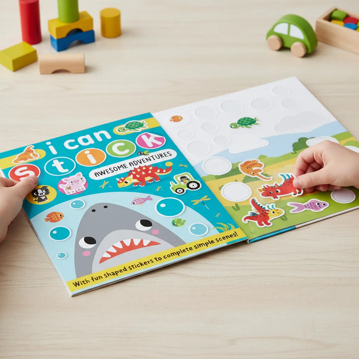 Libro De Actividades Stickers Yo Puedo Hacerlo