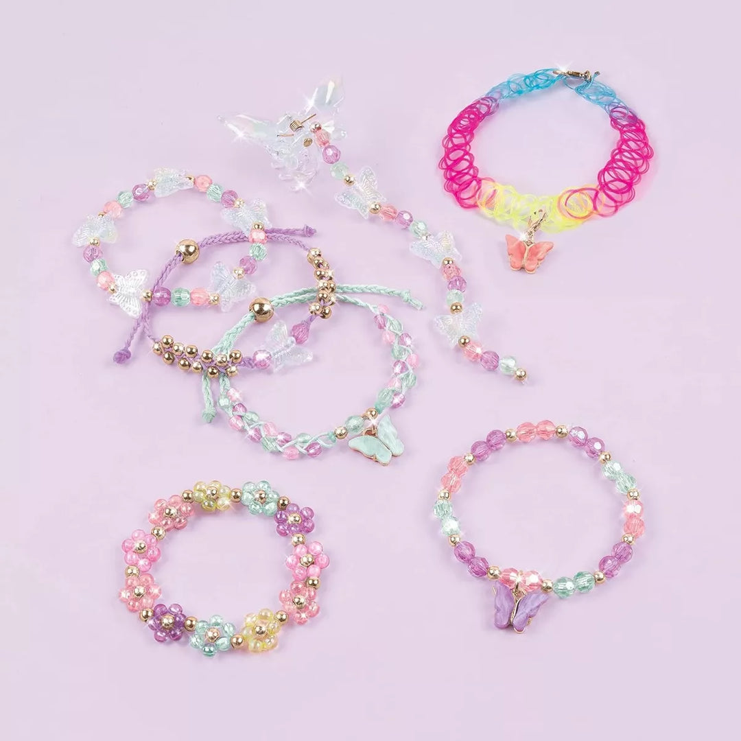 Set De Creación De Pulseras Mariposa Mágicas Para Niñas