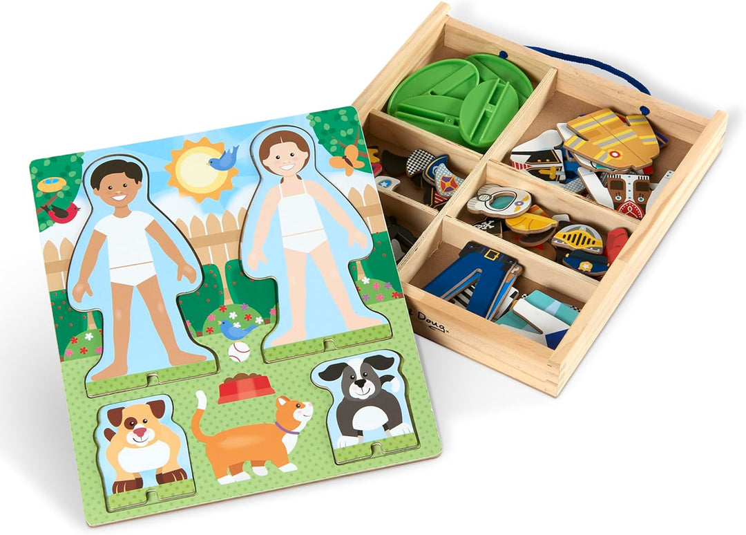 Juego Magnético De Vestir Profesiones Niños