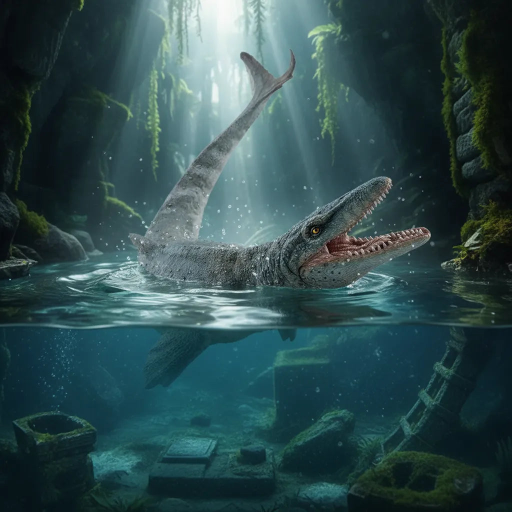 Figura Coleccionable Dinosaurios Mosasaurus Papo