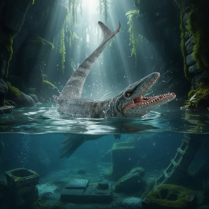 Figura Coleccionable Dinosaurios Mosasaurus Papo