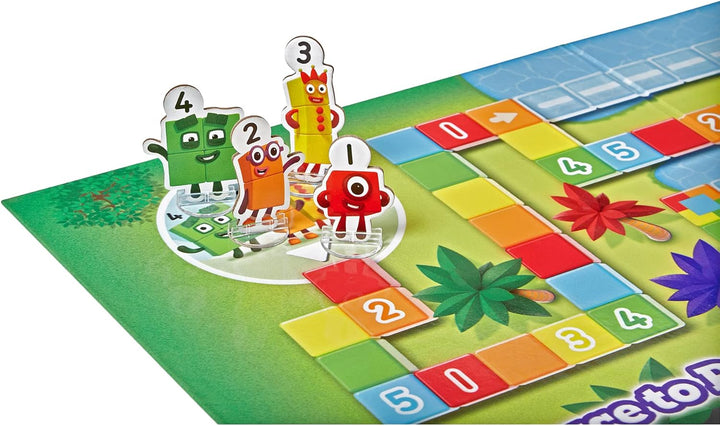 Juego De Mesa Carrera De Bloques Numérico Para Niños