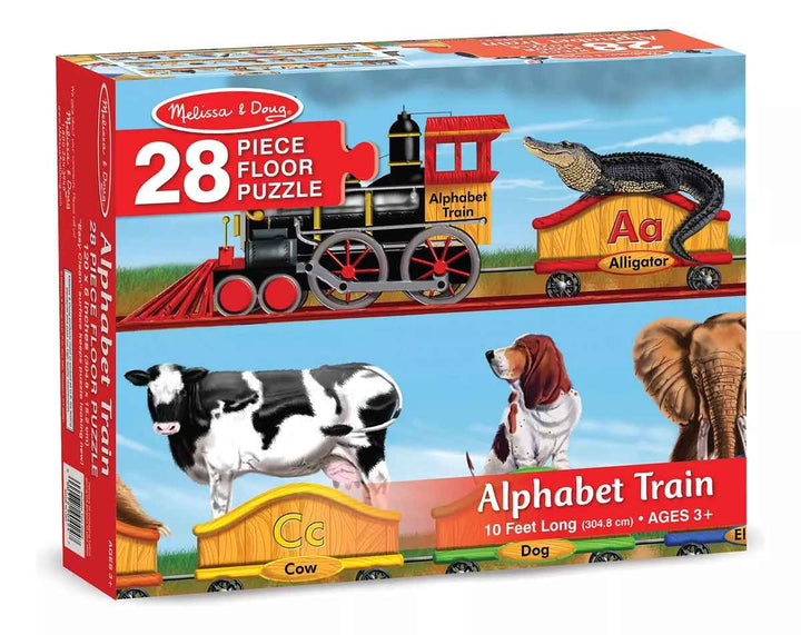Rompecabezas Tren Alfabético 28 Piezas Para Niños