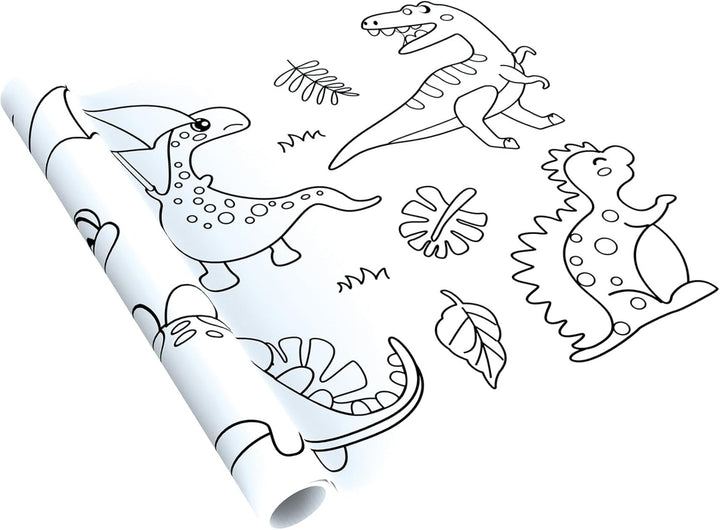 Rollo Para Colorear Dinosaurios Para Niños